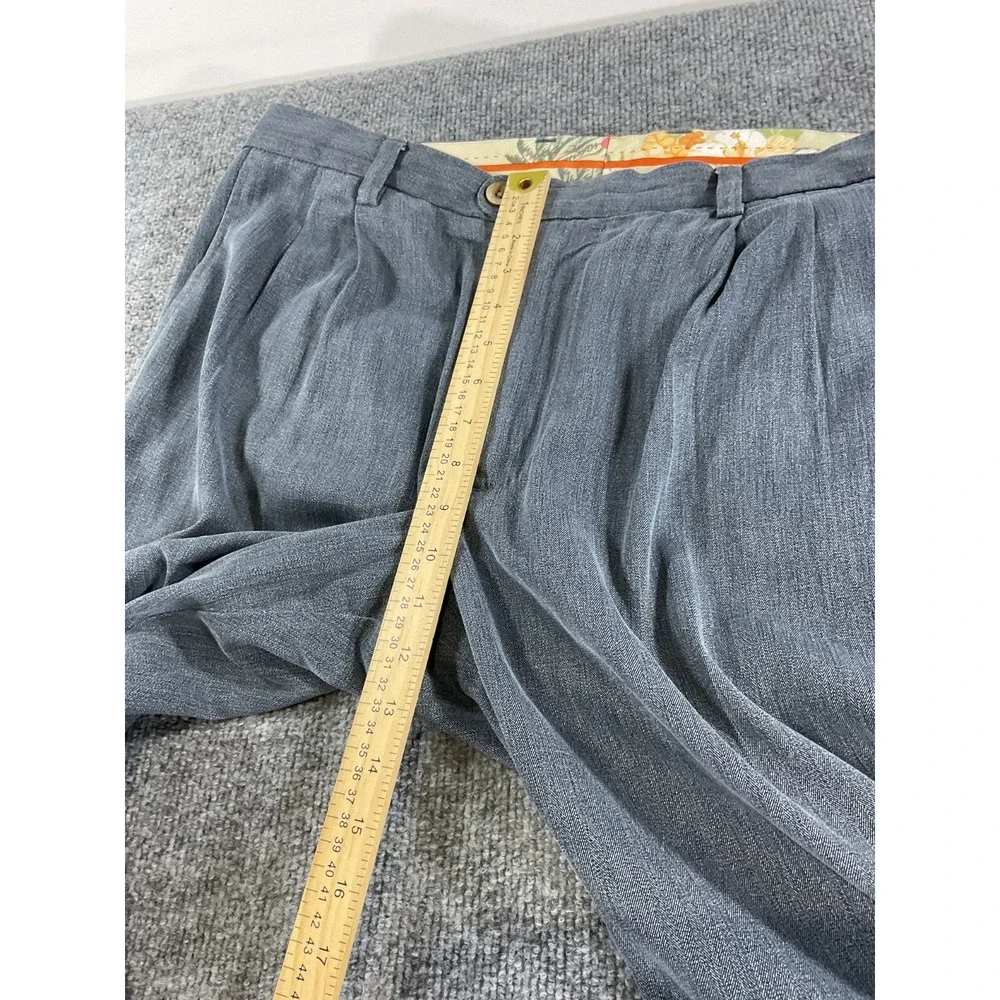Tommy Bahama Pleated Dress Pants Men's 34x30 Gray Casual Business Trousers